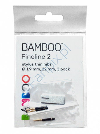 Karbonowe końcówki Bamboo Stylus Fineline2, Wacom  (3szt.)