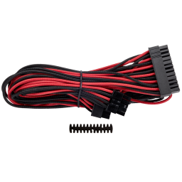 Corsair Kabel zasilający 24-Pin ATX, 61cm - czarno czerwone