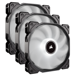 Wentylator CORSAIR AF120 LED Low Noise Cooling Fan, Triple Pack - White