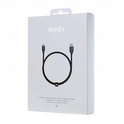 Kabel USB-C AUKEY [CB-AC1] | Quick Charge | nylonowy, szybki
