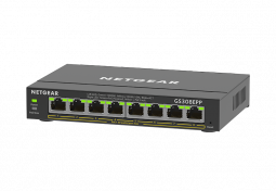 8-portowy przełącznik PoE+ Plus Gigabit Ethernet (123 W) NETGEAR GS308EPP