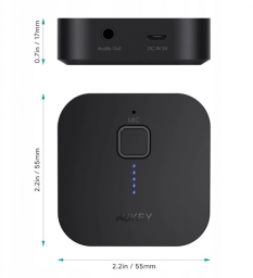 Odbiornik audio Bluetooth AUKEY BR-C1