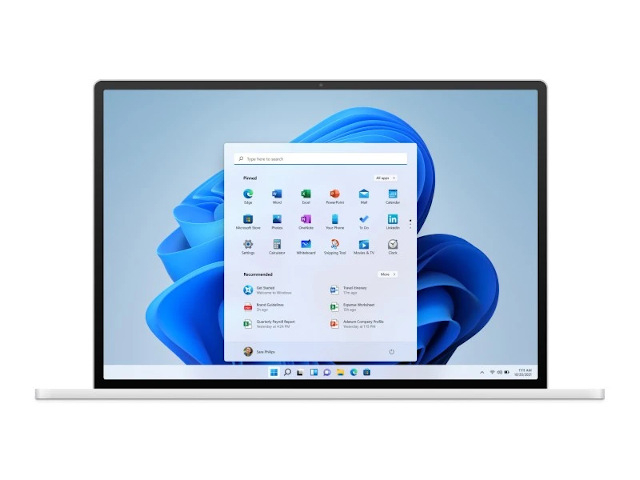 Pasek zadań w Windows11...